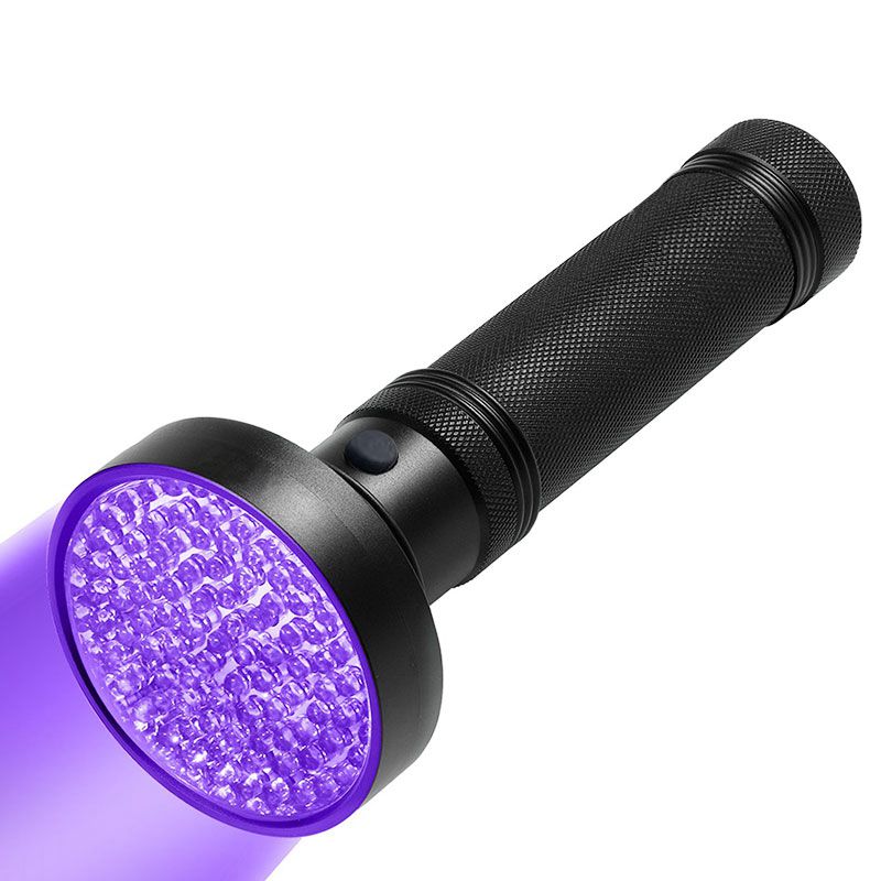 100 LED UV Flashlight
