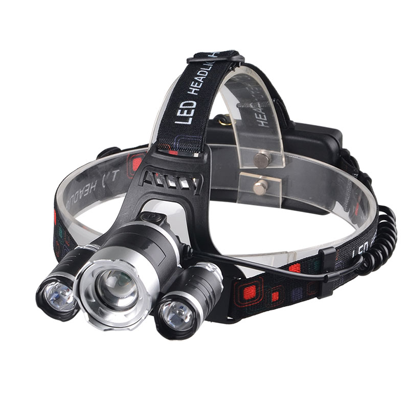 3LED Zoom Rechargeable Headlamp YD497
