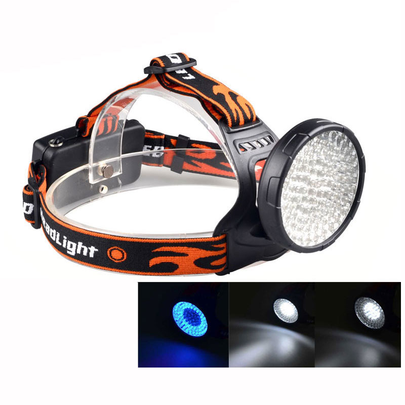 Headlamp with UV LED