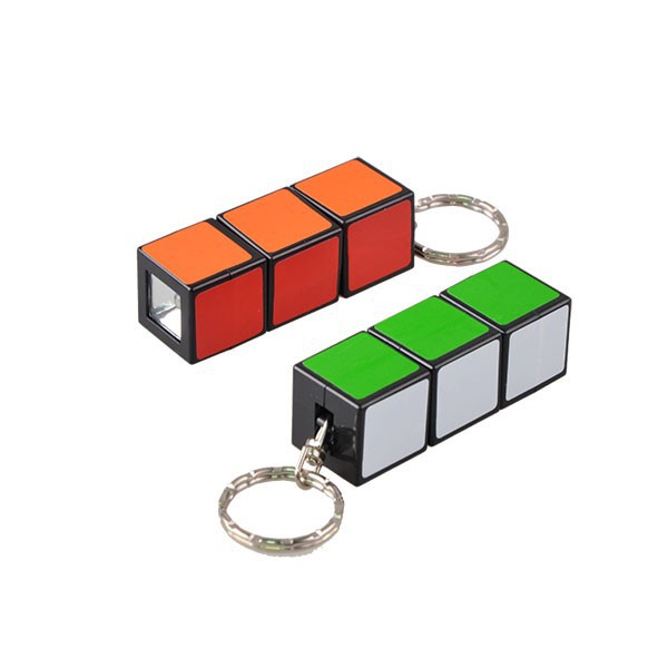 LED Magic Cube Key Chain