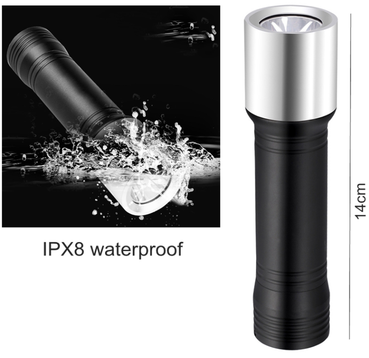 Powerful LED Diving Flashlight